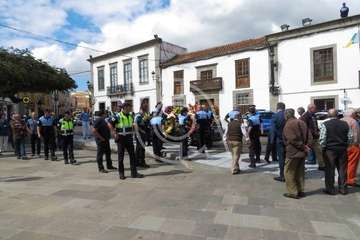 Telde da su último adiós al cabo Rubén Rivero (Foto TA)